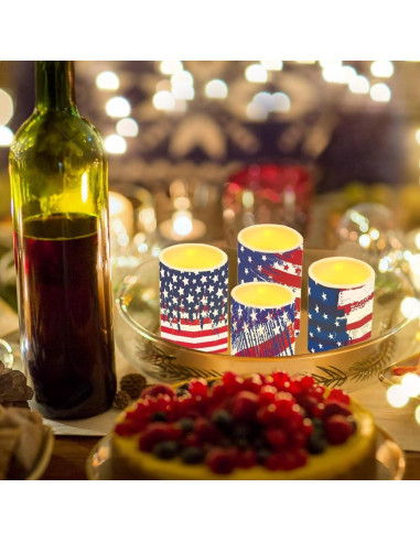 Velas LED Sin Llama con Control Remoto - 4 Tamaños y Colores