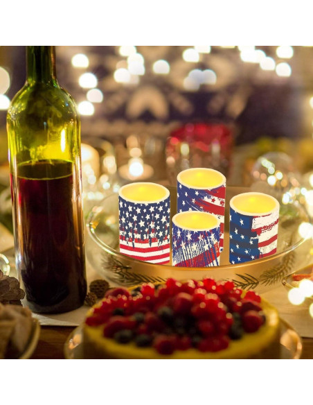 Velas LED Sin Llama con Control Remoto - 4 Tamaños y Colores