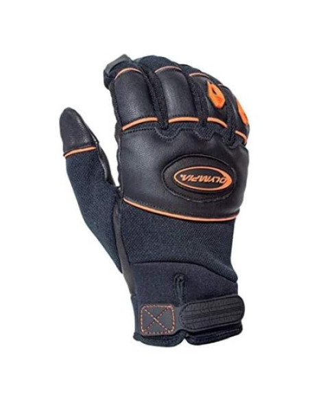 Guante Olympia 714 Cool Hand Negro Naranja Pequeño