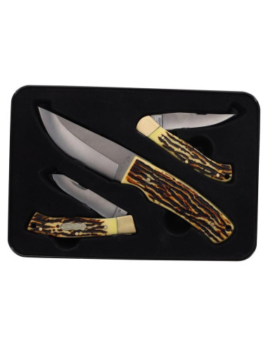 Set de Regalo Tío Henry 3 Piezas Caza Acero Inoxidable