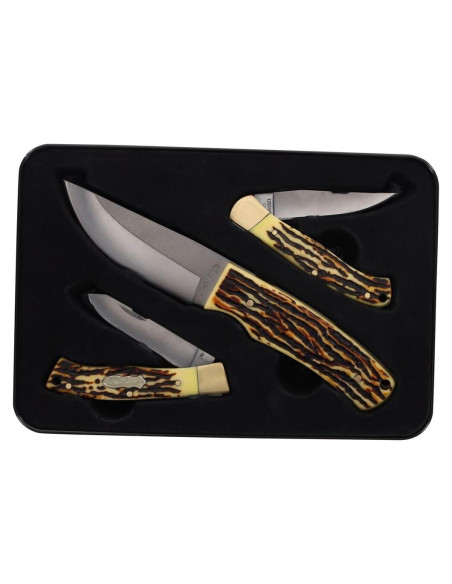 Set de Regalo Tío Henry 3 Piezas Caza Acero Inoxidable