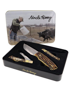 Set de Regalo Tío Henry 3 Piezas Caza Acero Inoxidable 2