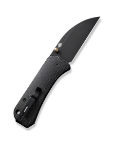 Cuchillo de bolsillo WeKnife Banter Wharncliffe 72.5mm Negro 2