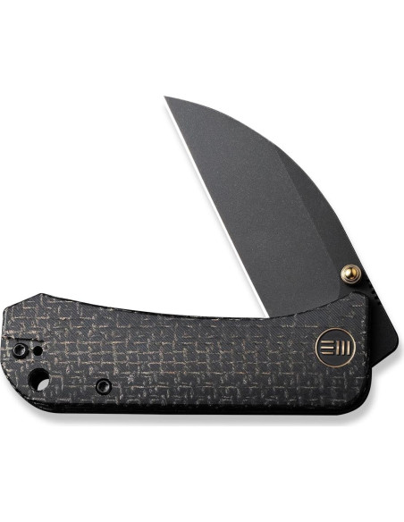 Cuchillo de bolsillo WeKnife Banter Wharncliffe 72.5mm Negro