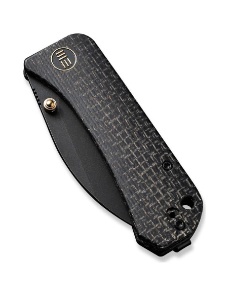 Cuchillo de bolsillo WeKnife Banter Wharncliffe 72.5mm Negro