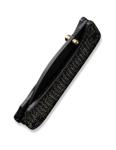 Cuchillo de bolsillo WeKnife Banter Wharncliffe 72.5mm Negro