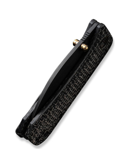 Cuchillo de bolsillo WeKnife Banter Wharncliffe 72.5mm Negro