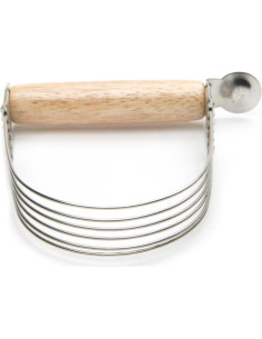 Mezclador de Masa Fox Run 58544 Acero Inoxidable y Madera 2