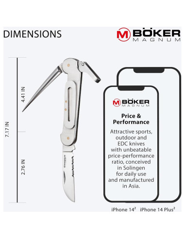 Cuchillo de bolsillo Boker Magnum 01SC725 Catamaran 7.1 cm