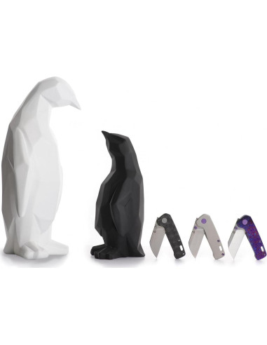 Cuchillo Kaviso x QSP Penguin Mini - Hoja S35VN 5.72 cm