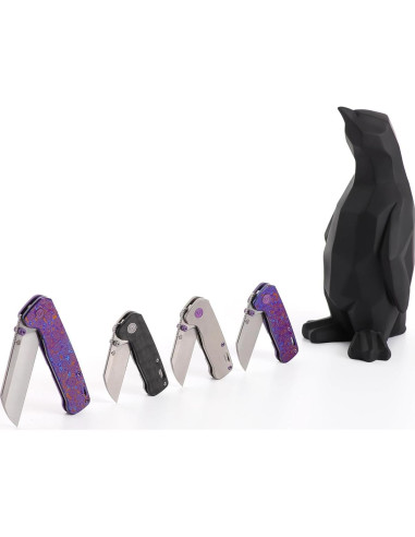 Cuchillo Kaviso x QSP Penguin Mini - Hoja S35VN 5.72 cm