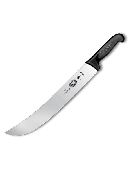 Cuchillo Cimeter Curvado 35.56 cm Victorinox Fibrox Pro Negro