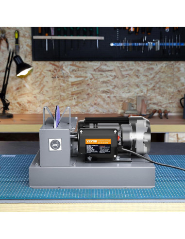 Afilador de Cuchillas de Cortacésped VEVOR 1HP 750W Cerámica