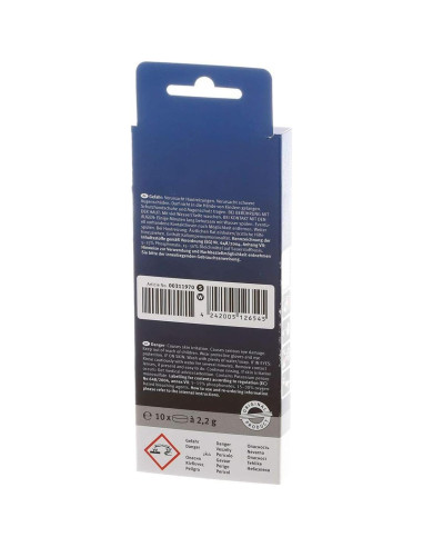 Tabletas de limpieza Bosch 311769 para máquina de café 10 unidades