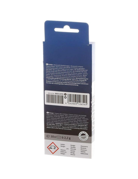 Tabletas de limpieza Bosch 311769 para máquina de café 10 unidades