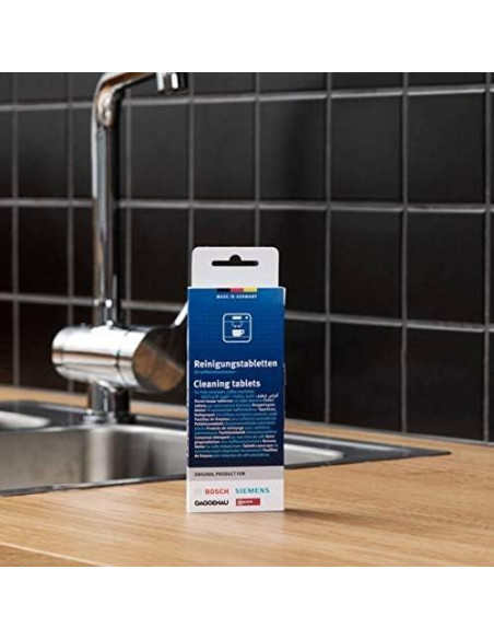 Tabletas de limpieza Bosch 311769 para máquina de café 10 unidades