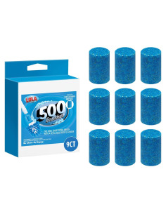 500 Recargas de Tabletas Limpiadoras Azul para Inodoro 500 Brushes