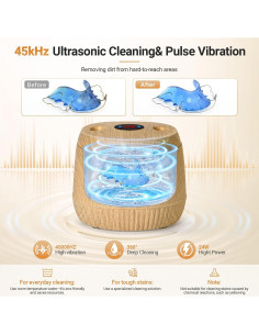 Limpiador Ultrasónico YLYYCC 200ml con UV y Temporizador 2