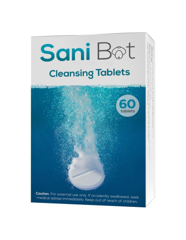 Tabletas Limpiadoras Sani Bot 60 Unidades para Máscaras y Equipos
