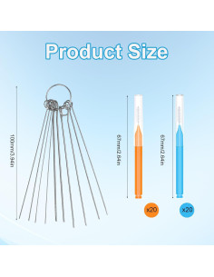 50 Herramientas de Limpieza de Cabezal de Ducha Tinoaly 2