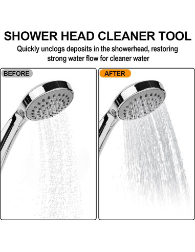 30 Piezas Herramienta de Limpieza Bcautay para Cabezal de Ducha