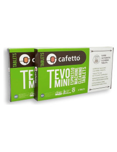 Tabletas de limpieza TEVO MINI para máquinas de espresso - 16 unidades