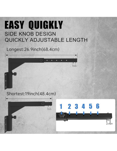 Soporte de bolsa de boxeo ajustable VivaZen 180 alta resistencia