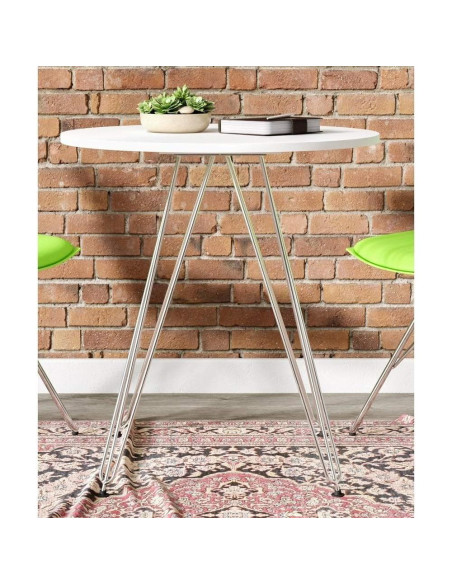 Moldura T Plástica Blanca Edge Supply 1.25" x 3.66 m para Proyectos