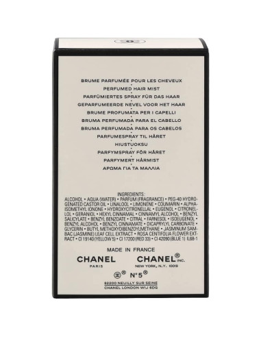 CHANEL No5 Mist para Cabello 35ml - Fragancia Floral