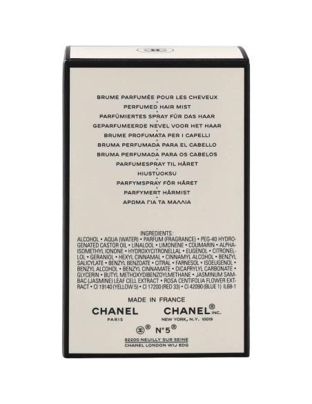 CHANEL No5 Mist para Cabello 35ml - Fragancia Floral