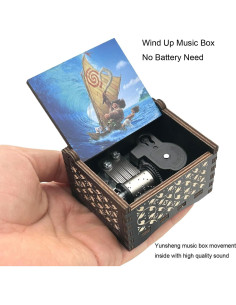 Caja de Música de Cuerda Pursuestar - Moana Cuán Lejos Iré 2
