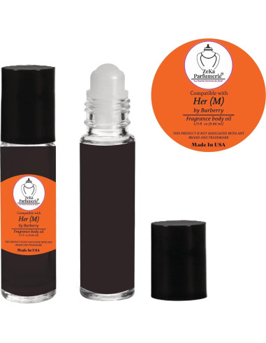 Aceite Corporal Zeka Parfumerie Compatible Burberry Her 9.86ml
