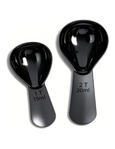 Juego de Cucharas Medidoras Acero Inoxidable LVYKING 15ml 30ml