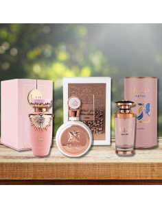 Perfume Lattafa Haya, Fakhar y Mayar EDP 100ml Mujeres 2