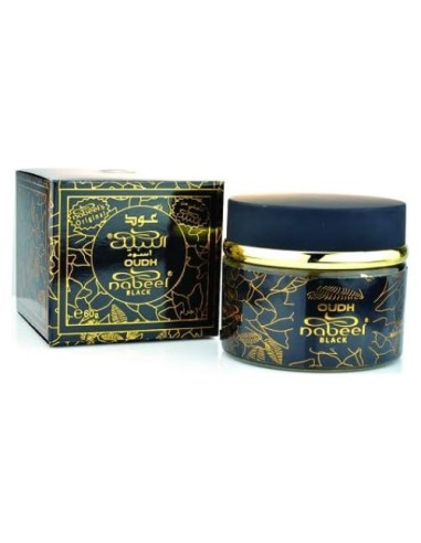 Incienso Negro Oudh Nabeel 60g - Fragancia Floral-Maderosa
