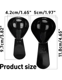 Juego de Cucharas Medidoras Acero Inoxidable LVYKING 15ml 30ml 2