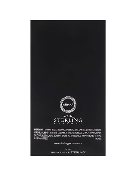 Ego Tigre Armaf 100ml EDP Spray para Hombres