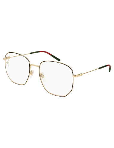 Gafas Ópticas Gucci GG0396O Oro/Negro/Verde/Rojo 56mm