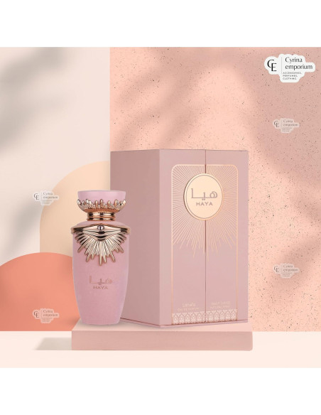 Haya Eau De Parfum Lattafa 96.39 ml - Fragancia Árabe Elegante
