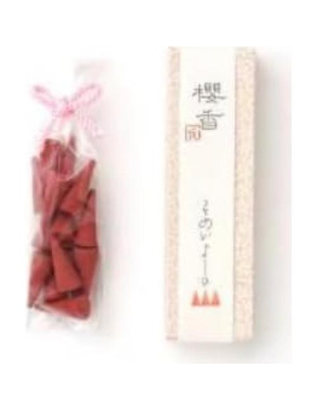 Conos de Incienso Hasegawa Sakura - Flor de Cerezo Japonés, 15 Unidades