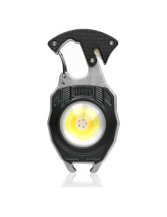 Linterna de Llavero MAKDAK COB 1200 Lúmenes con Encendedor