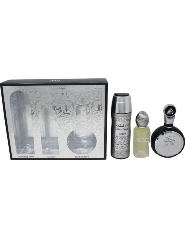 Set de Regalo Lattafa Fakhar para Hombres 3 Piezas 100ml