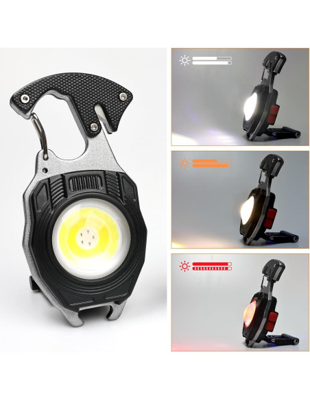 Linterna de Llavero MAKDAK COB 1200 Lúmenes con Encendedor Linterna de Llavero MAKDAK COB 1200 Lúmenes con Encendedor