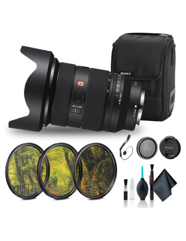 Lente Sony FE 24-70mm f/2.8 GM II + Kit de Filtros y Limpieza
