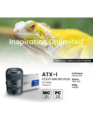 Lente Macro Tokina ATX-i 100mm F2.8 FF Montura Canon EF