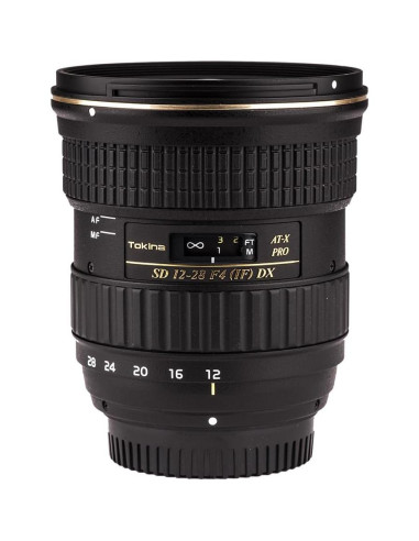 Lente Tokina AT-X Pro 12-28mm f/4.0 para Canon APS-C