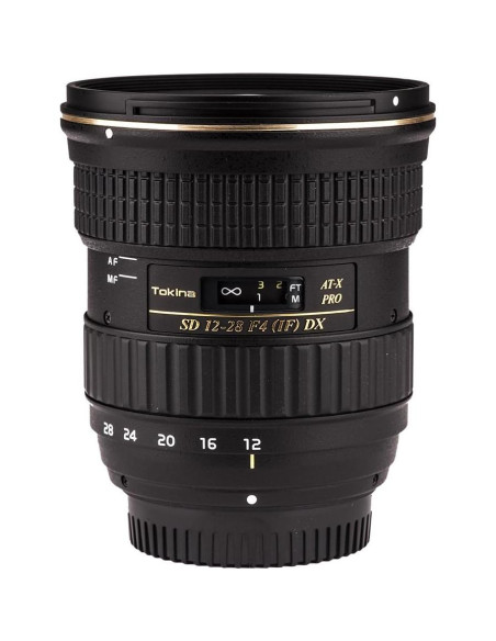 Lente Tokina AT-X Pro 12-28mm f/4.0 para Canon APS-C