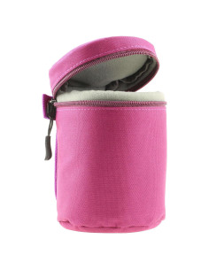 Funda Protectora de Lente de Cámara Navitech Morada 14x9cm