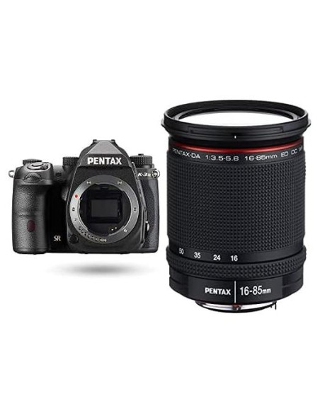 Cámara Pentax K-3 Mark III APS-C Negra con Lente 16-85mm