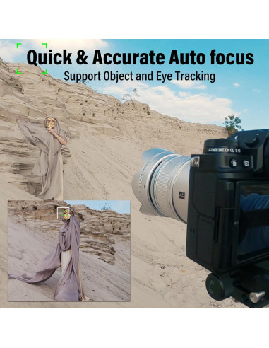 Lente Telefoto Autofocus SIRUI Sniper 75mm F1.2 Plata